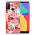 Silicone Back Case Alcatel 1S (2021) Angel Skull Rood B2C Telecom