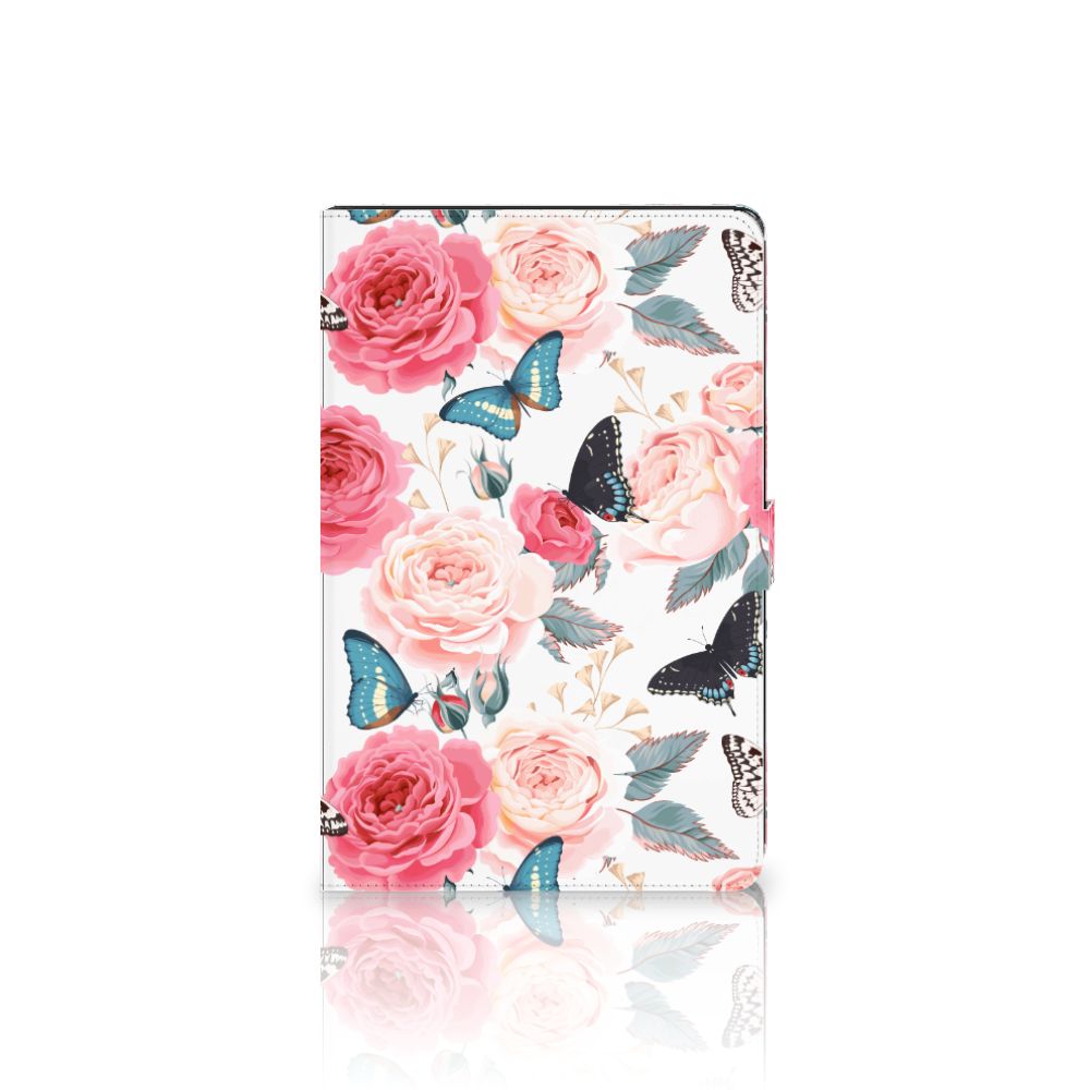 Lenovo Tab M10 Plus 3rd Gen 10.6 inch Tablet Cover Butterfly Roses