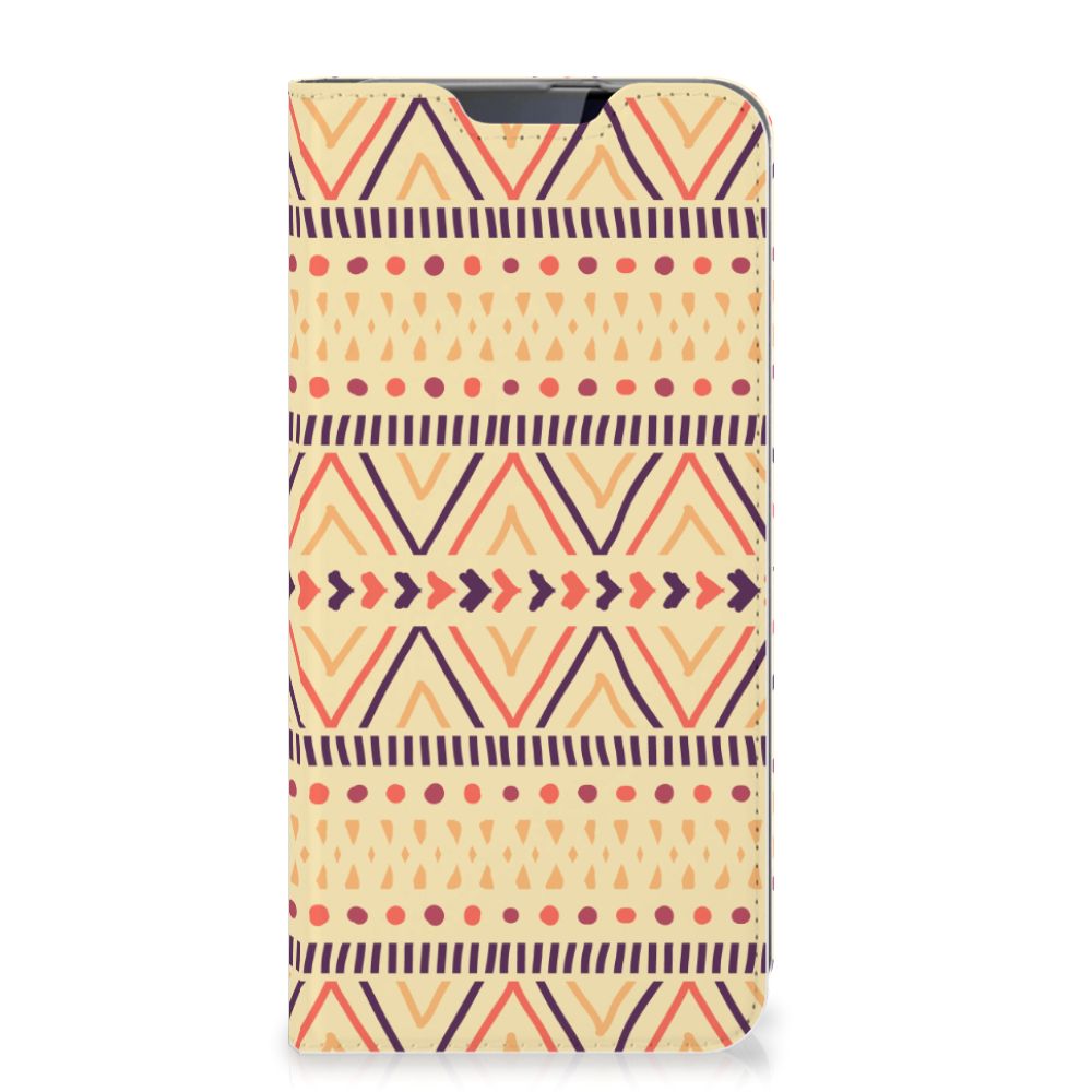 Samsung Galaxy A60 Hoesje met Magneet Aztec Yellow