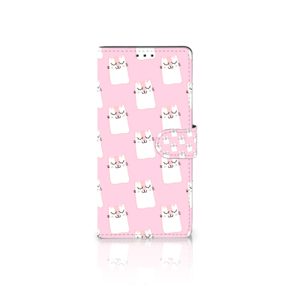 Samsung Galaxy A02s | M02s Telefoonhoesje met Pasjes Sleeping Cats