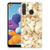 Samsung Galaxy A21 TPU Siliconen Hoesje Marmer Goud