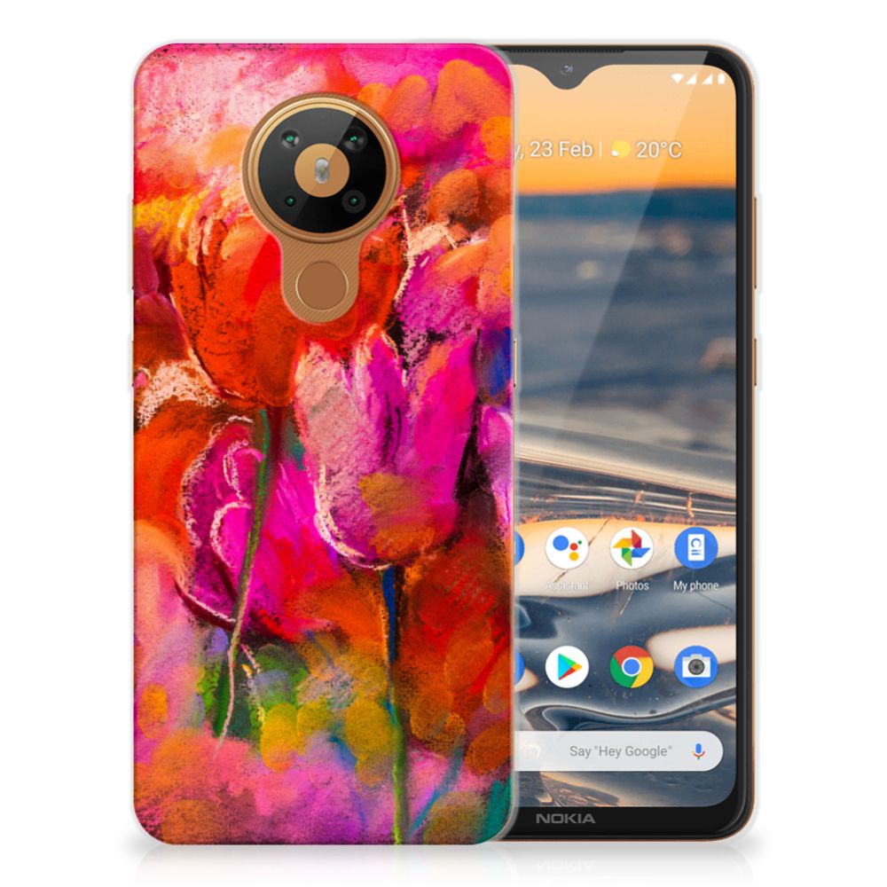 Hoesje maken Nokia 5.3 Tulips B2C Telecom