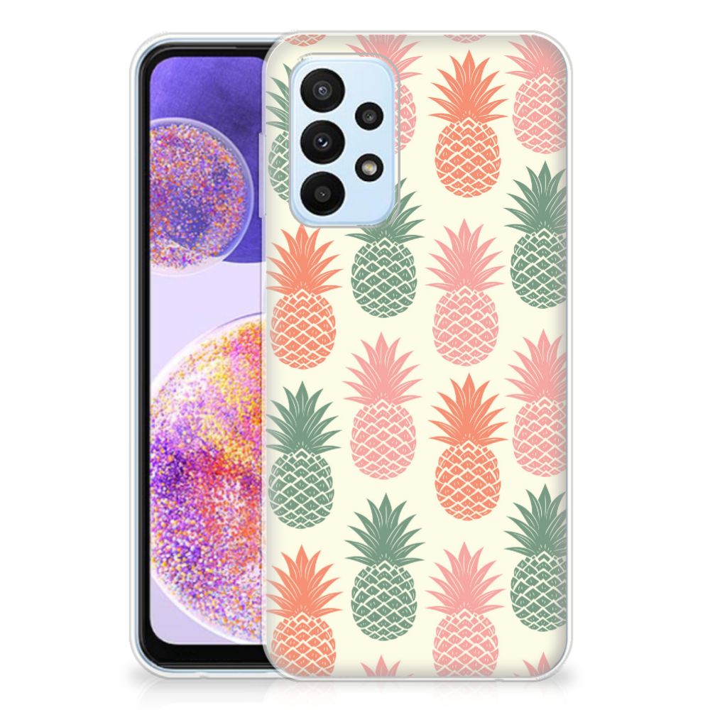 Samsung Galaxy A23 Siliconen Case Ananas B2C Telecom
