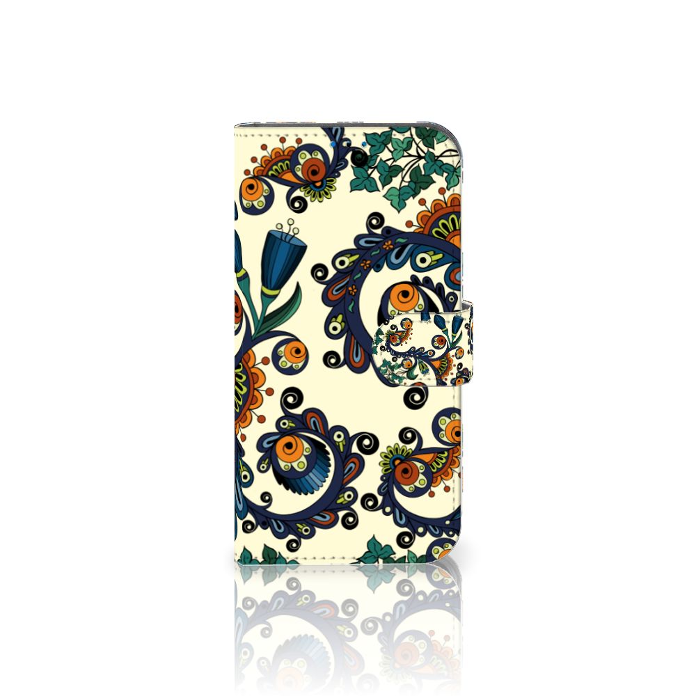 Wallet Case iPhone 14 Pro Barok Flower