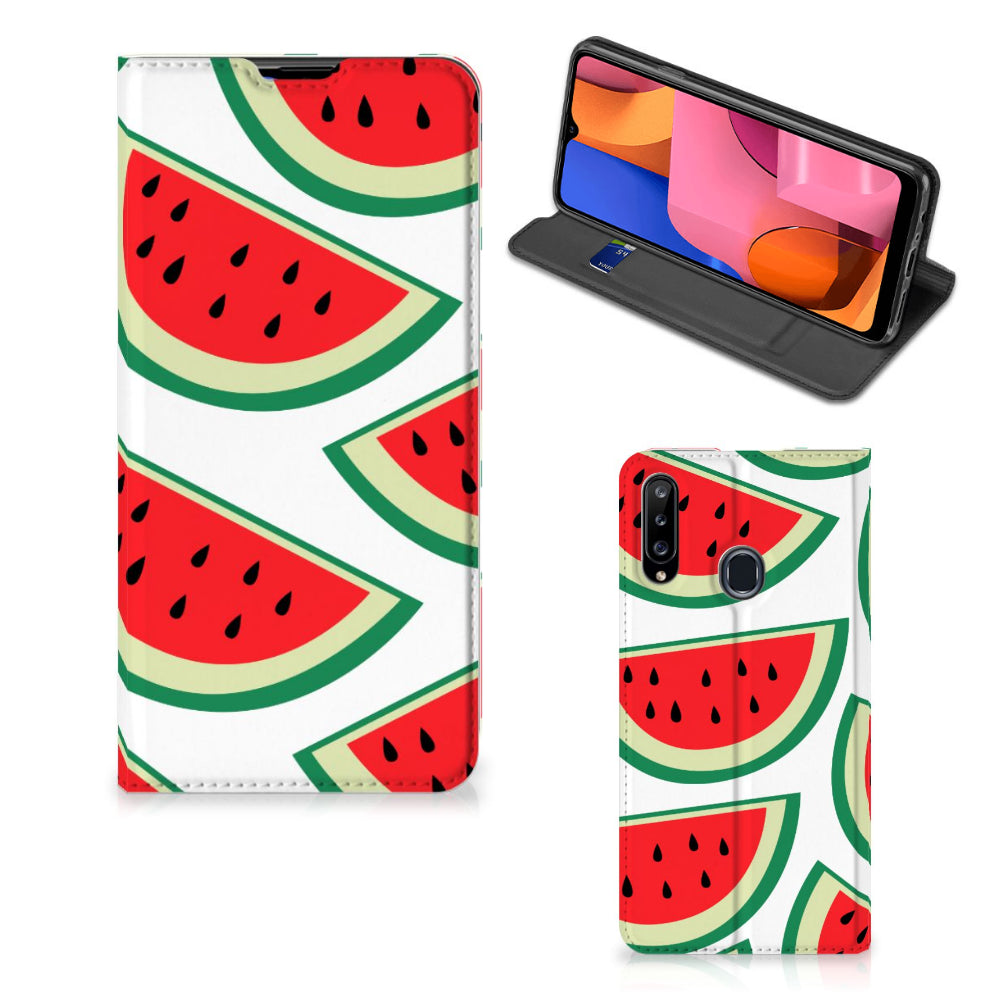 Samsung Galaxy A20s Flip Style Cover Watermelons