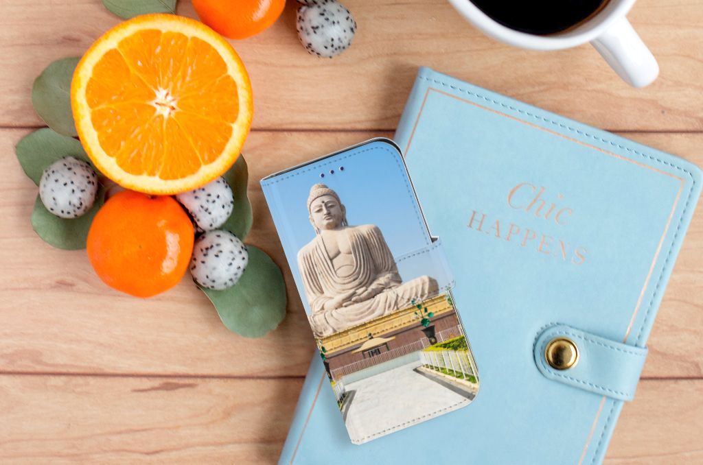 Samsung Galaxy S10e Flip Cover Boeddha