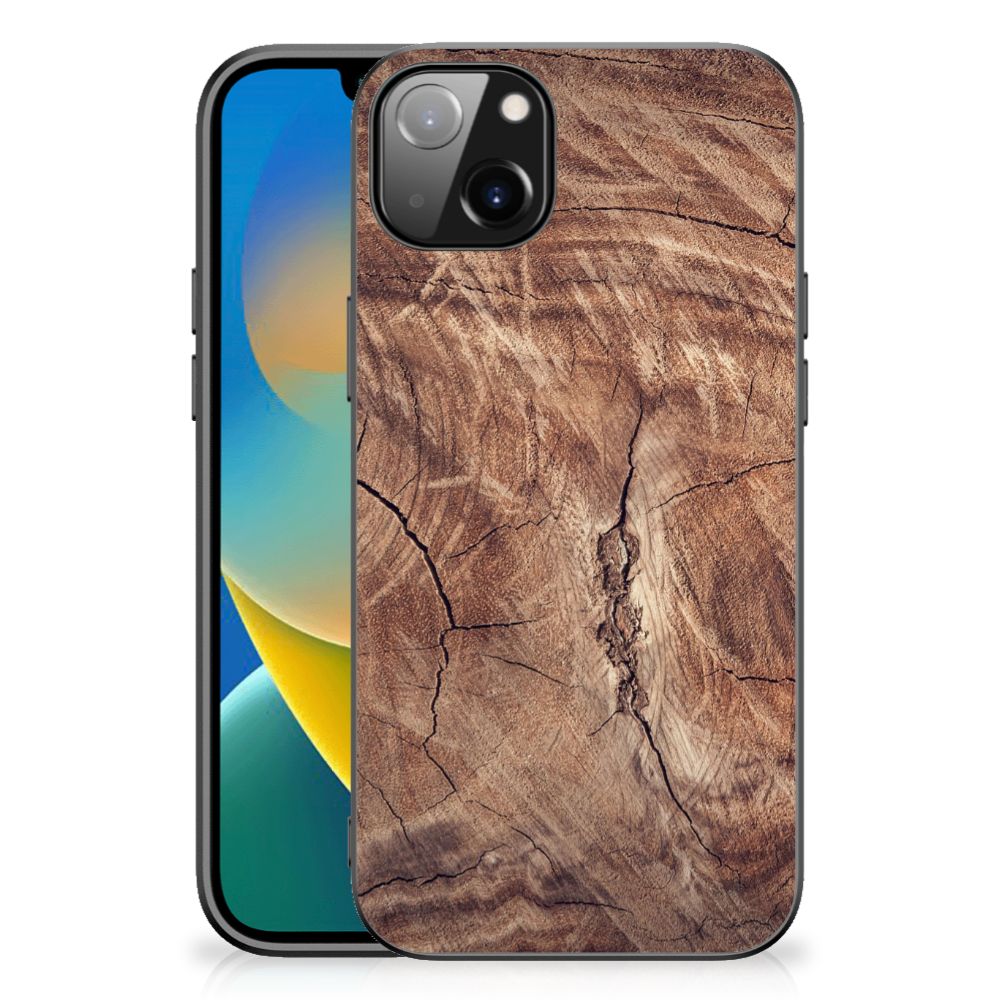 iPhone 14 Plus Houten Print Telefoonhoesje Tree Trunk