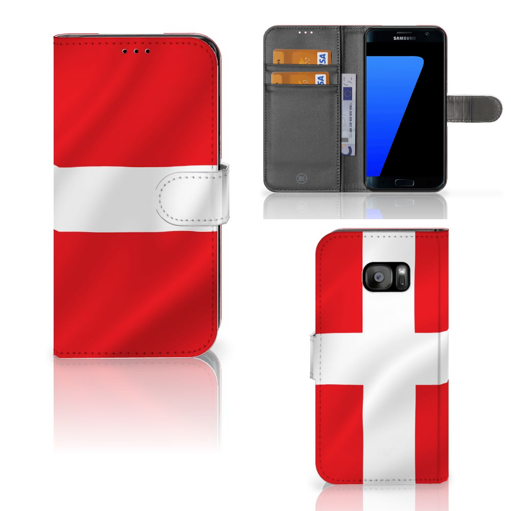 Samsung Galaxy S7 Edge Bookstyle Case Denemarken