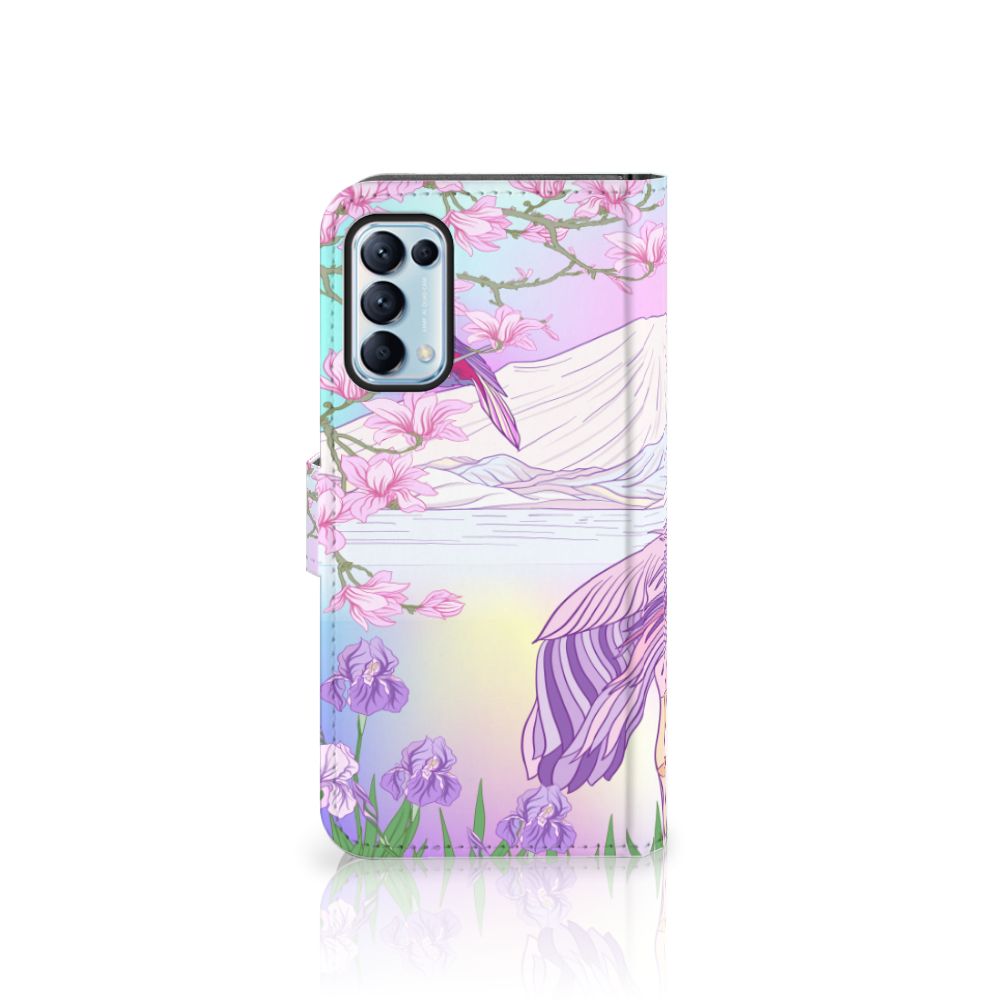 OPPO Find X3 Lite Telefoonhoesje met Pasjes Bird