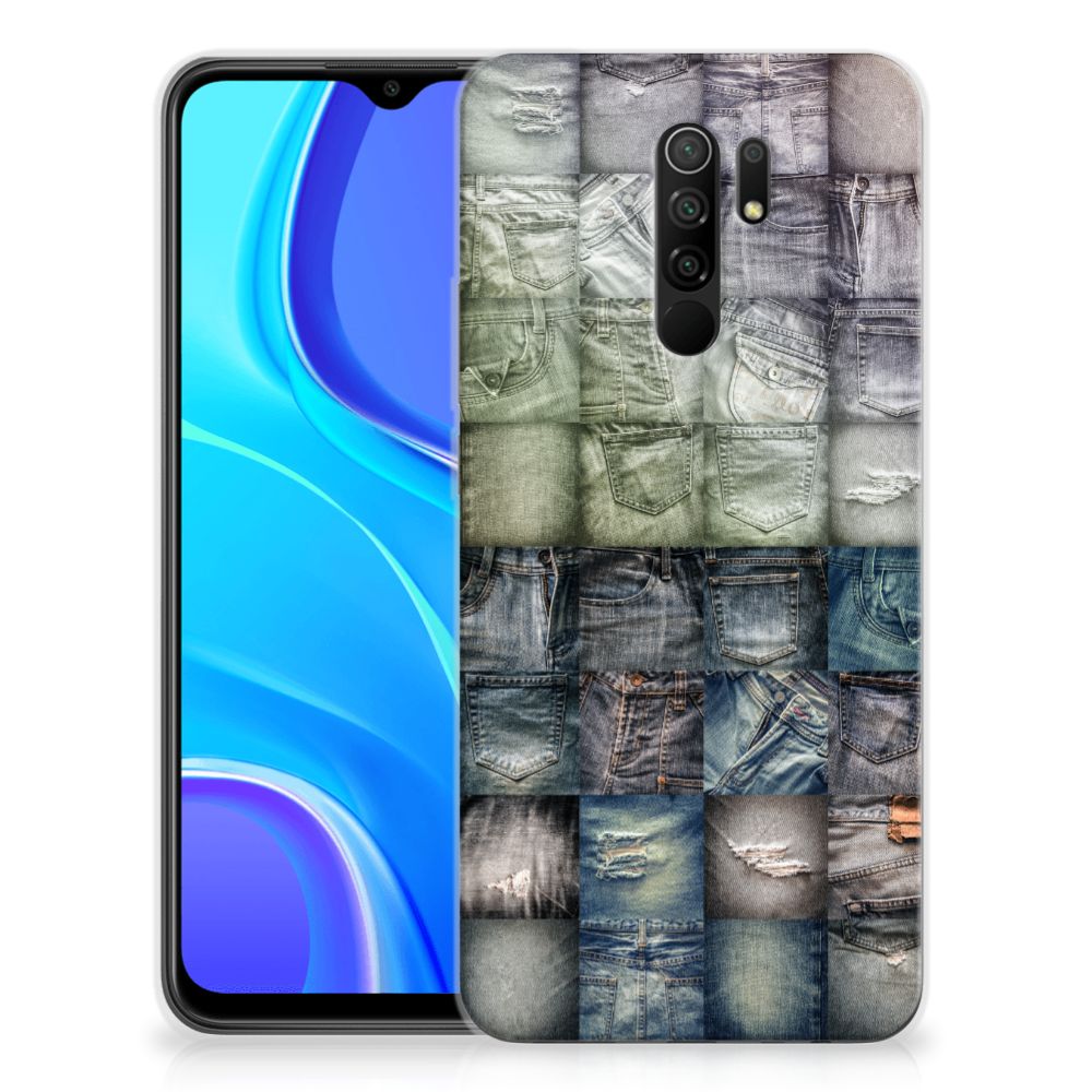 Silicone Back Cover Xiaomi Redmi 9 Spijkerbroeken B2C Telecom