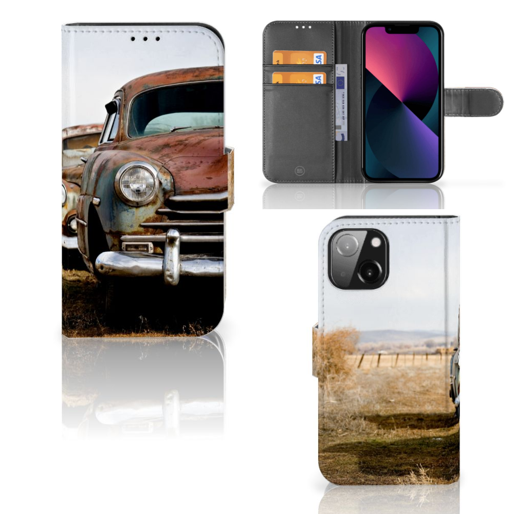 iPhone 13 Mini Telefoonhoesje met foto Vintage Auto
