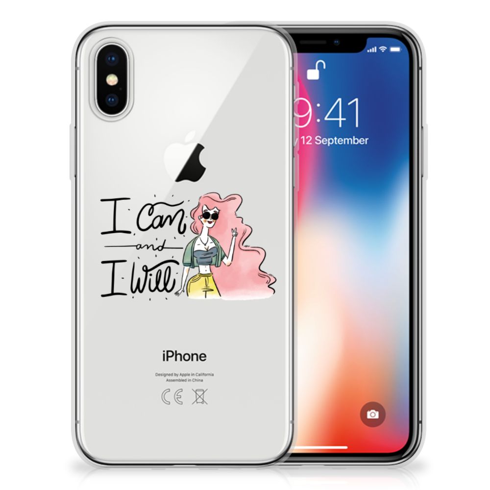 Apple iPhone X | Xs Telefoonhoesje met Naam i Can