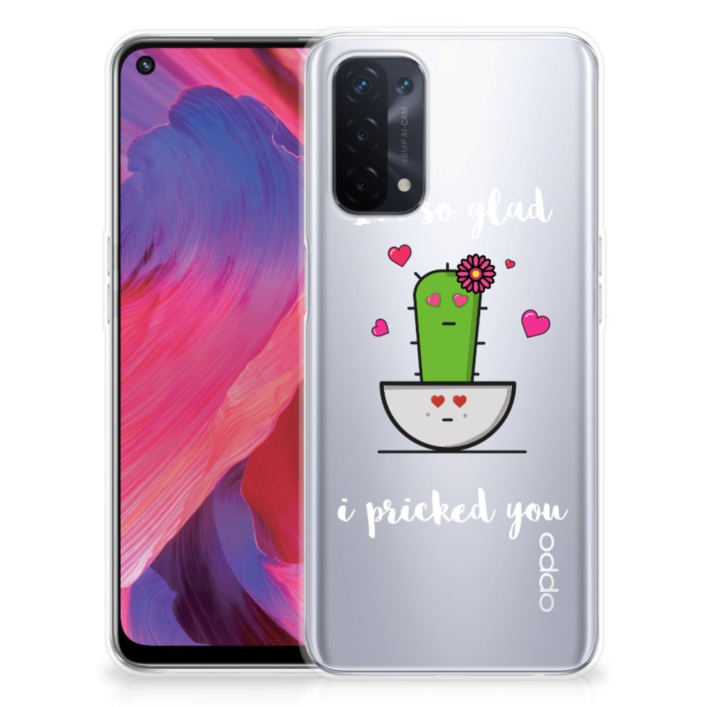 OPPO A93 5G Telefoonhoesje met Naam Cactus Glad