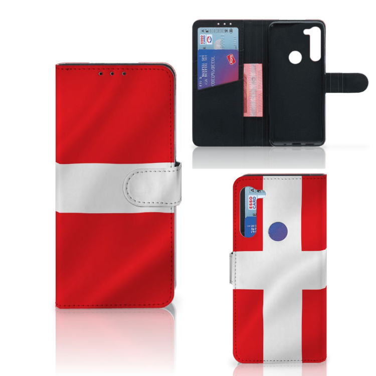 Motorola G8 Power Bookstyle Case Denemarken