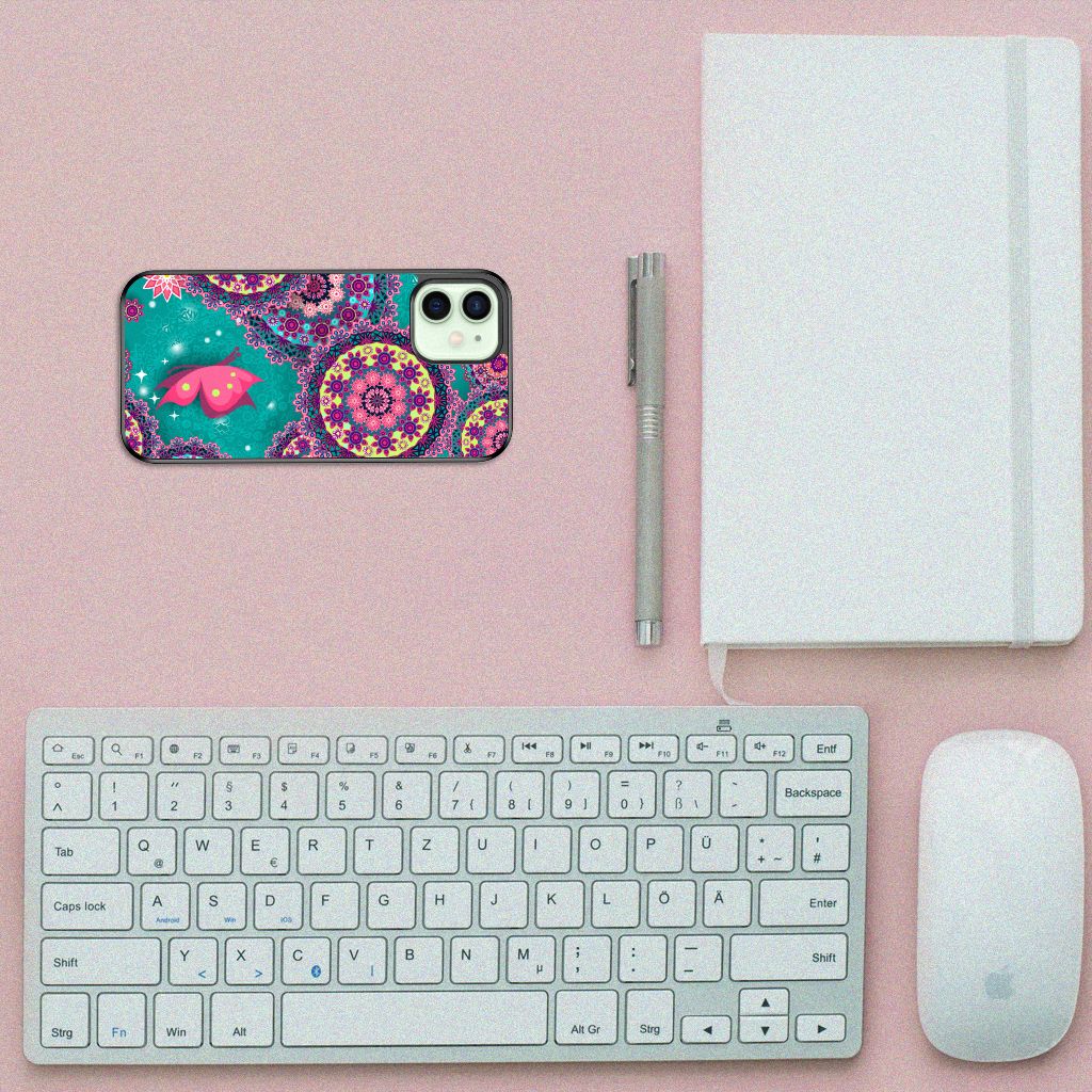 iPhone 12 Mini Case Cirkels en Vlinders B2C Telecom