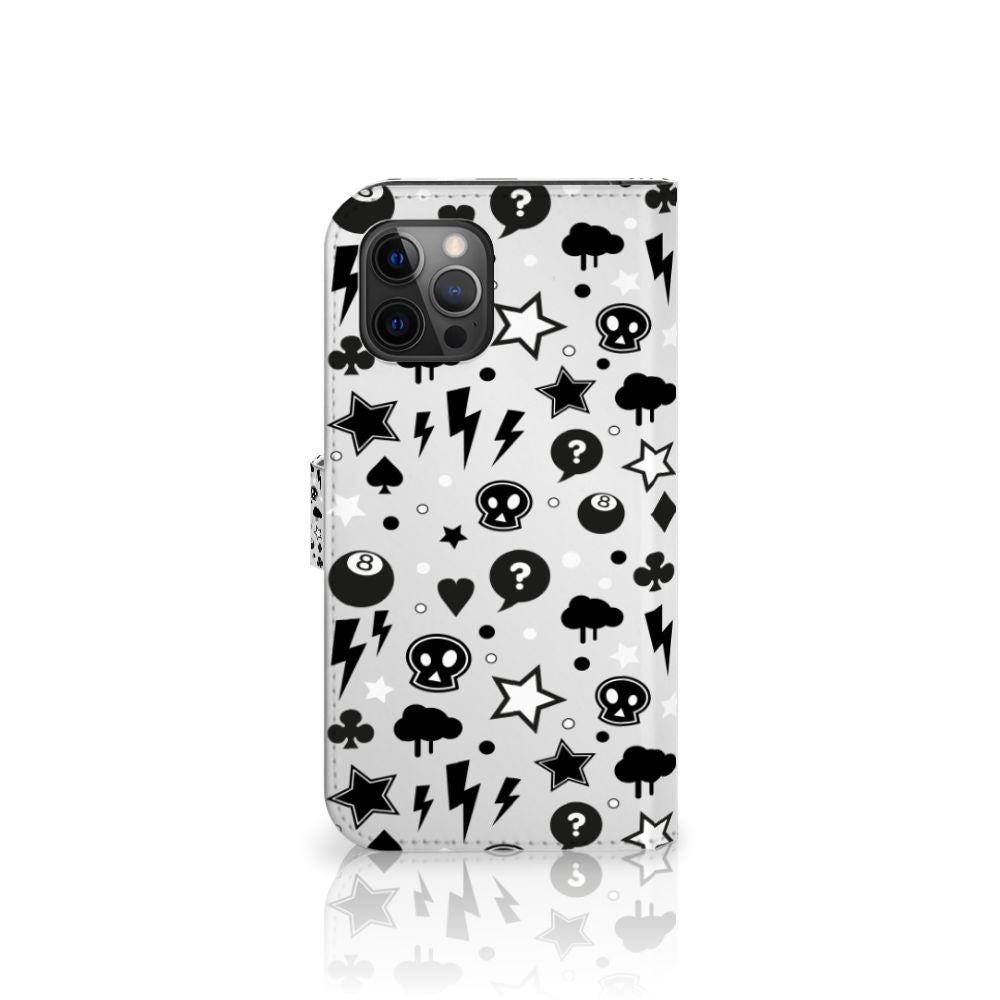 Telefoonhoesje met Naam Apple iPhone 12 Pro Max Silver Punk
