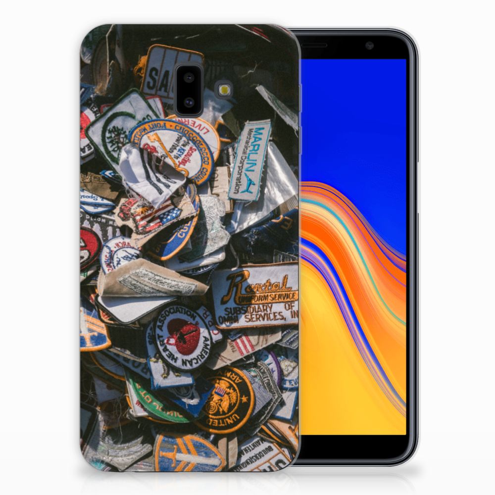 Samsung Galaxy J6 Plus (2018) Siliconen Hoesje met foto Badges