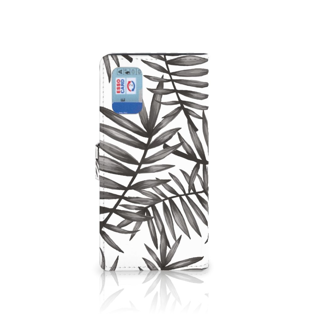 Samsung Galaxy A02s | M02s Hoesje Leaves Grey