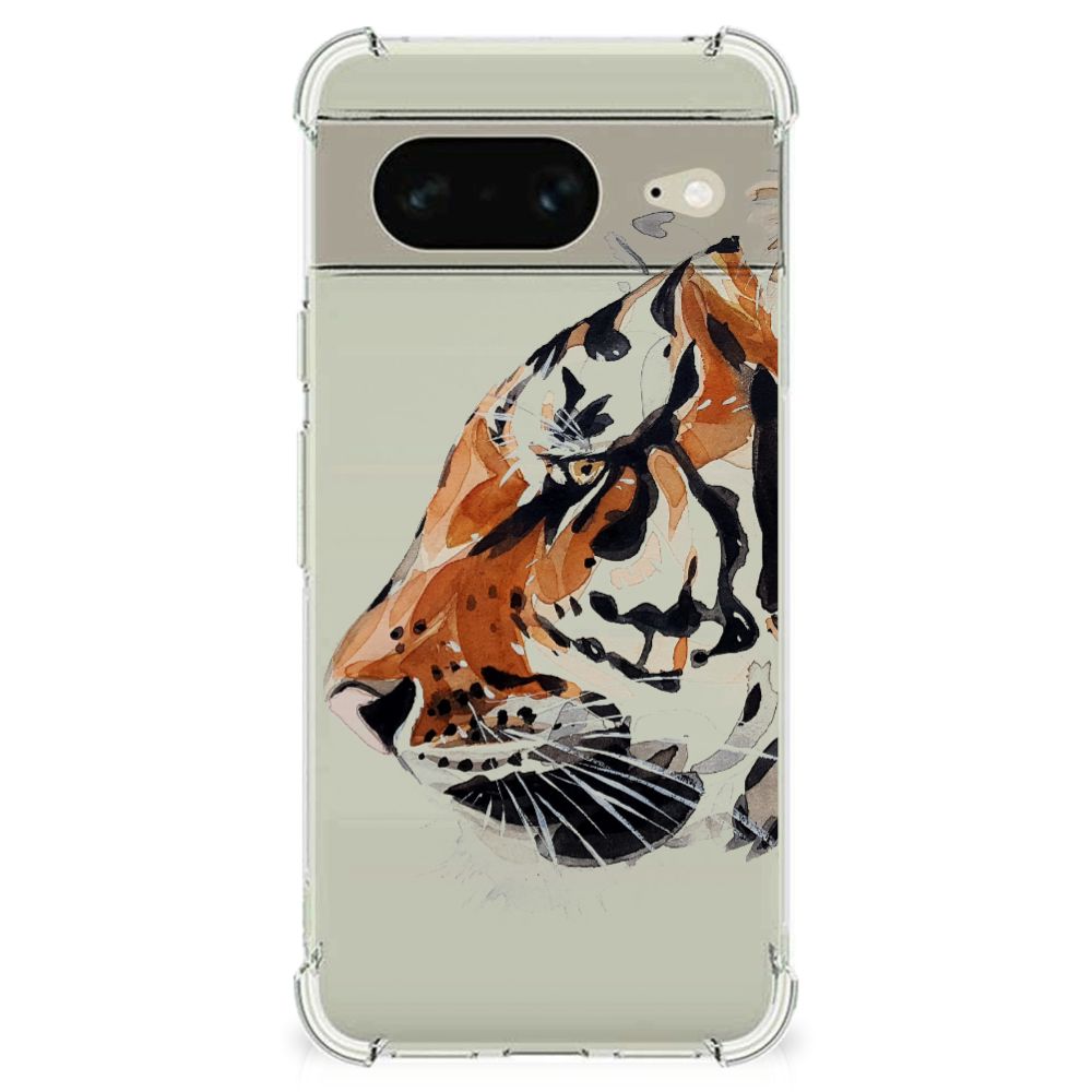 Back Cover Google Pixel 8 Watercolor Tiger B2C Telecom
