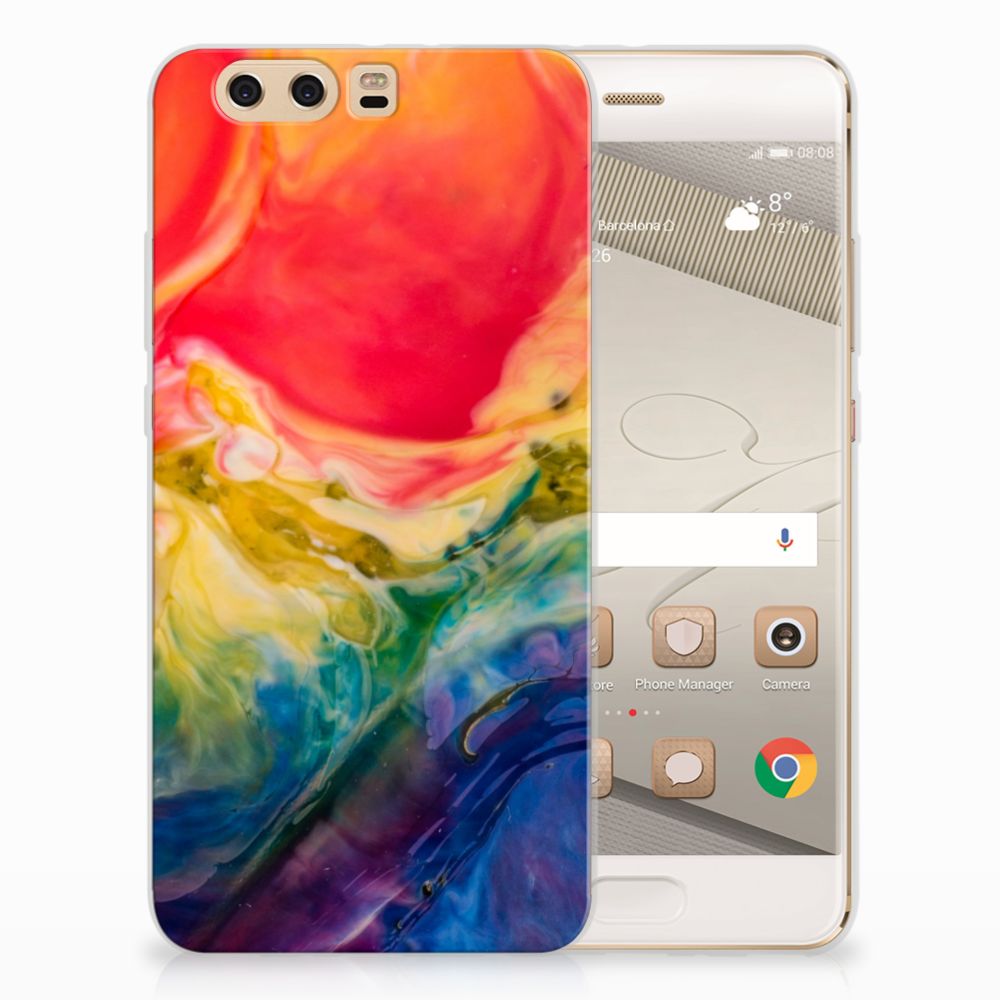 Hoesje maken Huawei P10 Plus Watercolor Dark