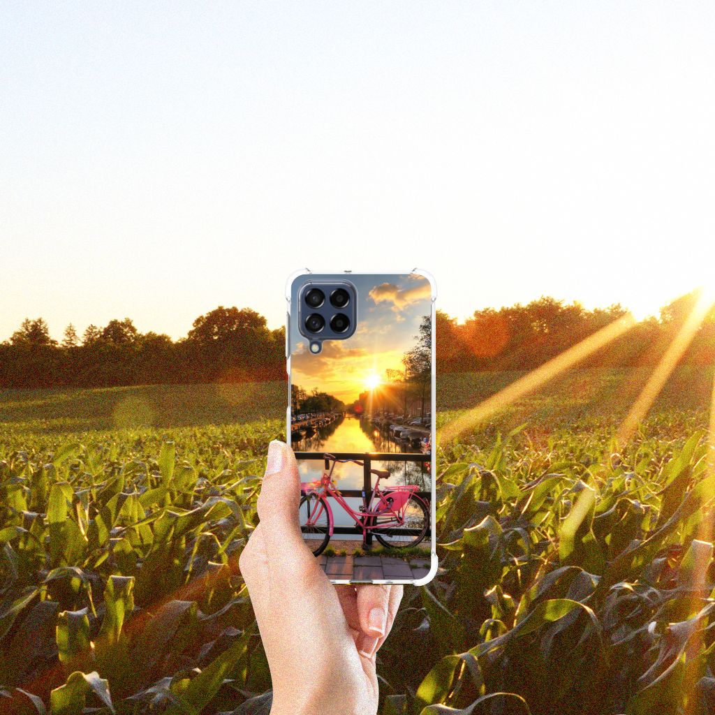 Samsung Galaxy M53 Telefoonhoesje met valbescherming Amsterdamse Grachten B2C Telecom