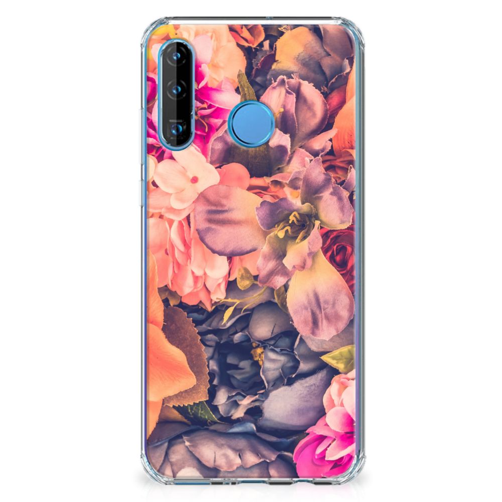 Huawei P30 Lite Case Bosje Bloemen