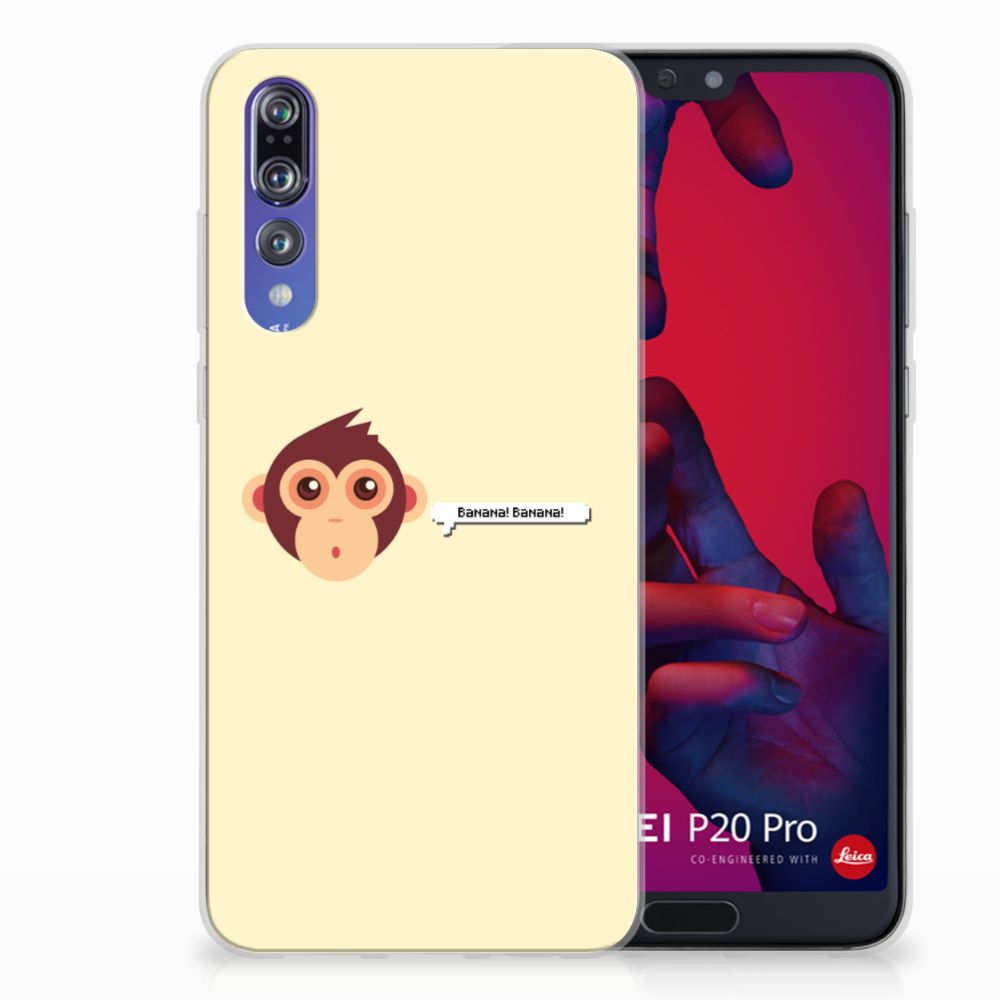 Huawei P20 Pro Telefoonhoesje met Naam Monkey