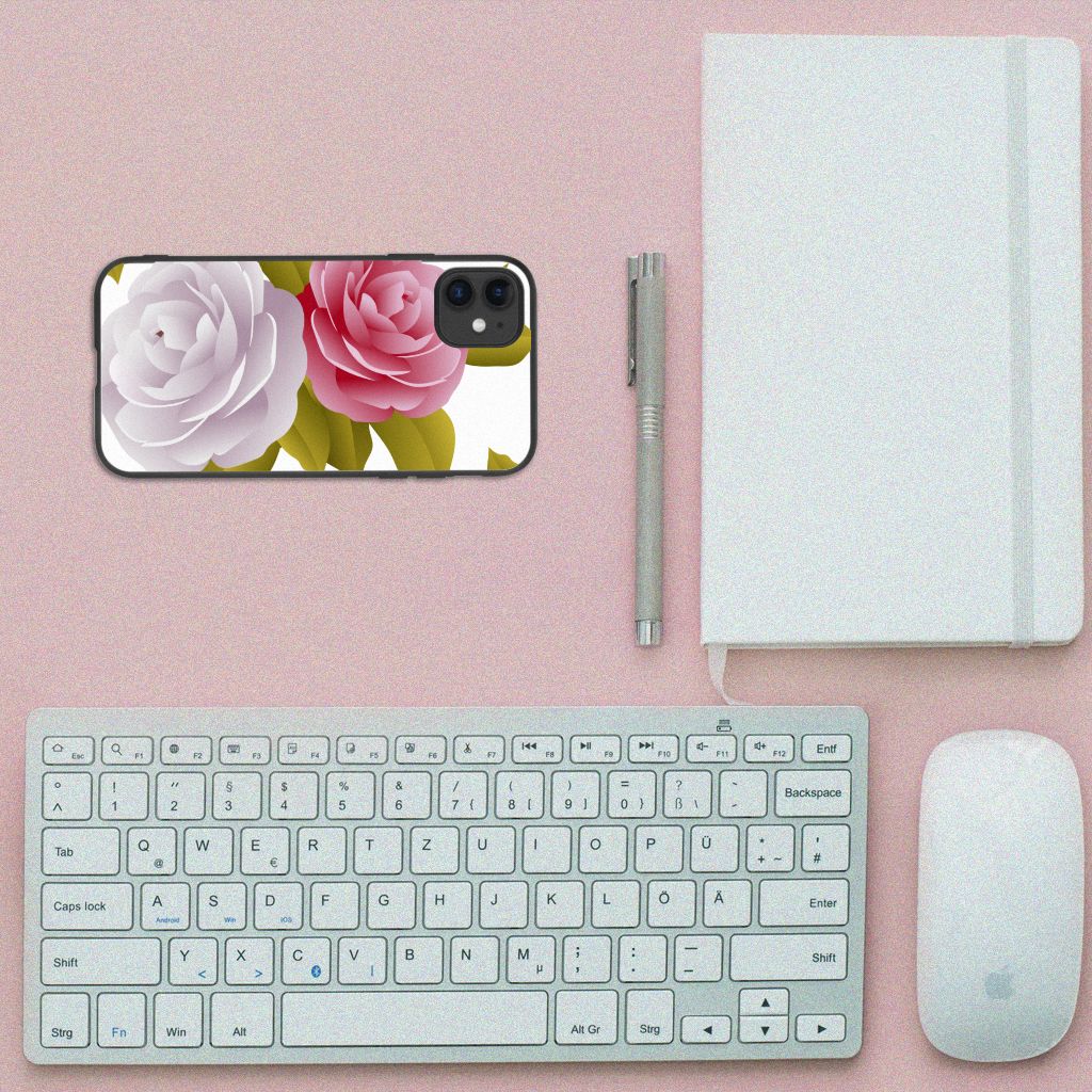 iPhone 11 Bloemen Hoesje Roses B2C Telecom