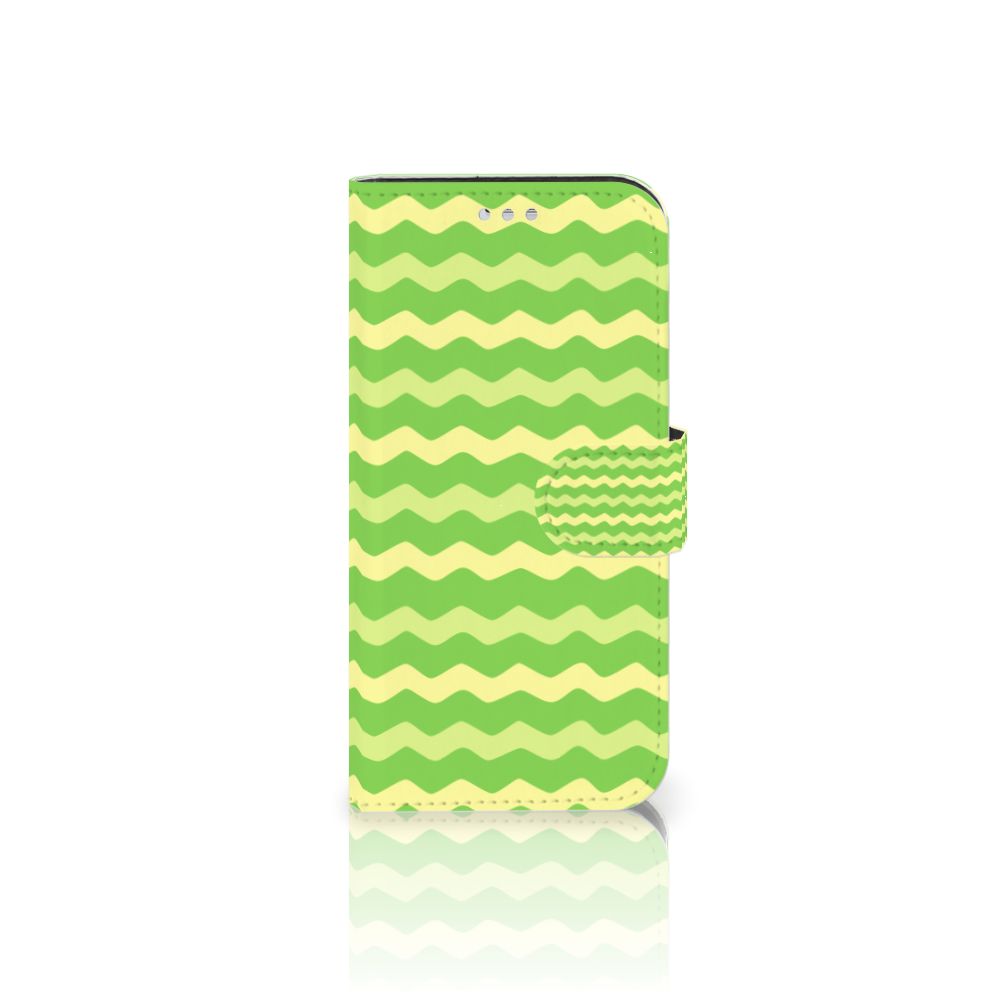 Samsung Galaxy S7 Telefoon Hoesje Waves Green