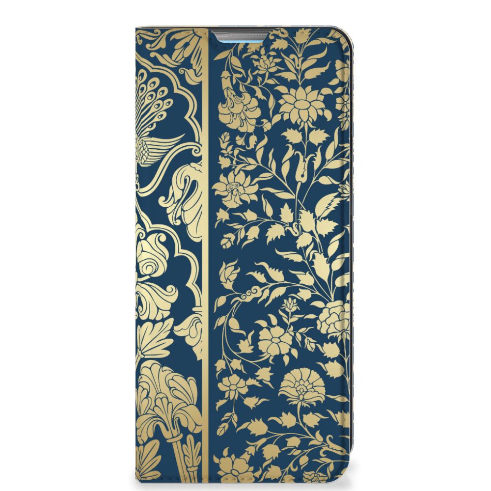OPPO A74 4G Smart Cover Beige Flowers - B2C Telecom