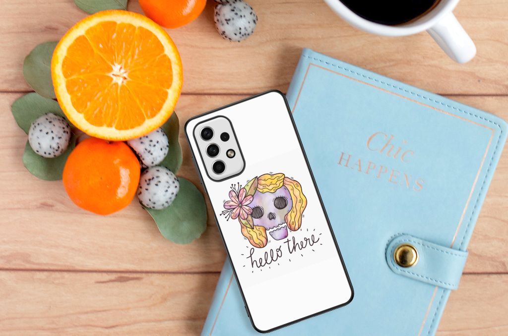 Telefoonhoesje Samsung Galaxy A23 Boho Skull B2C Telecom