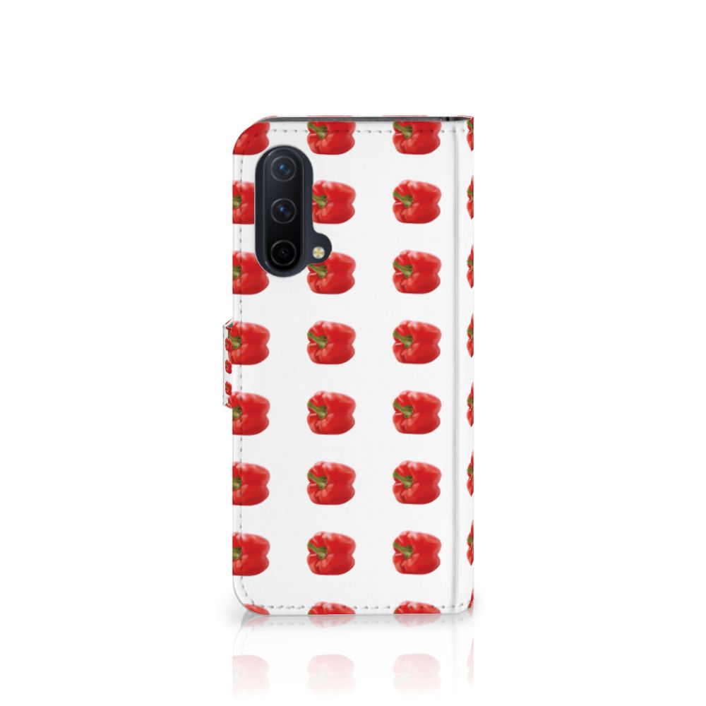 OnePlus Nord CE 5G Book Cover Paprika Red
