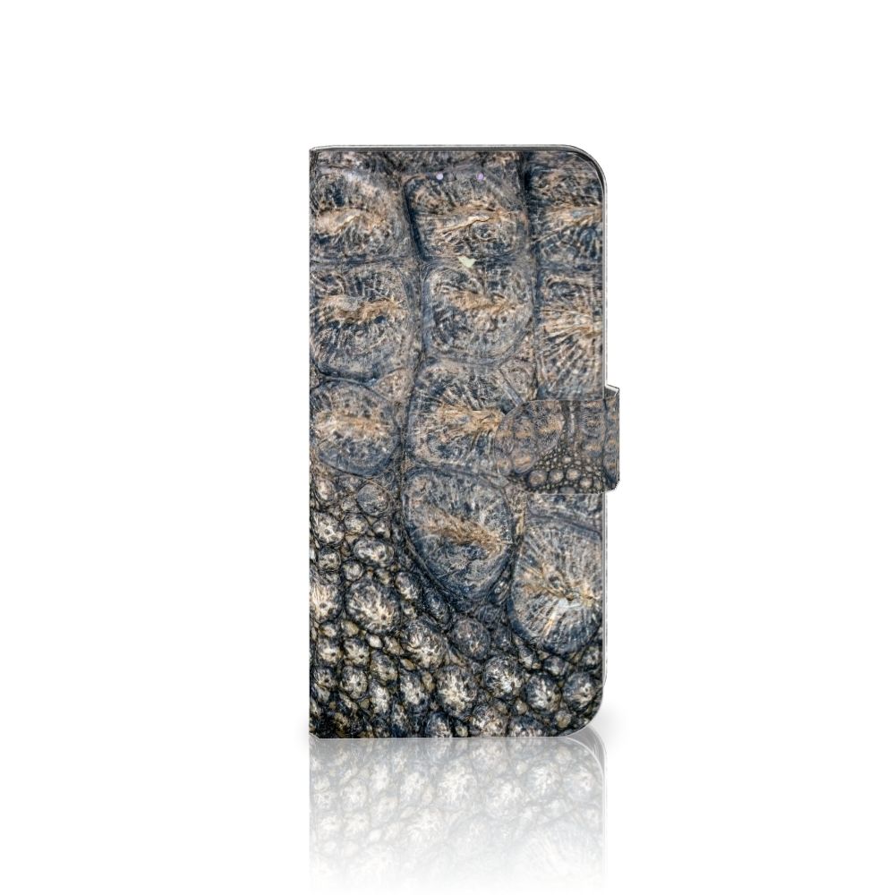 Samsung Galaxy A31 Telefoonhoesje met Pasjes Krokodillenprint