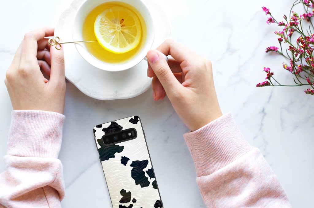 Samsung Galaxy S10 Back Cover Koeienvlekken