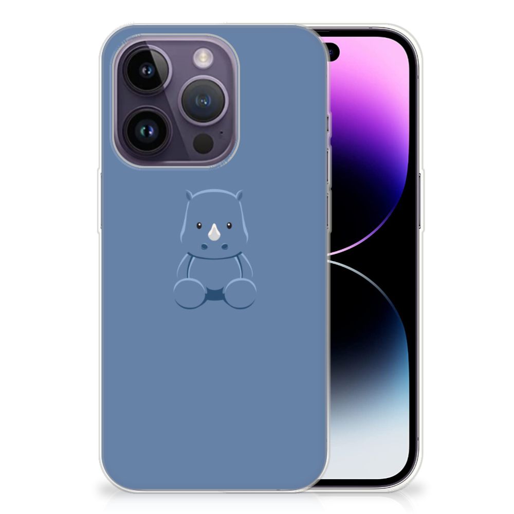 Apple iPhone 14 Pro Telefoonhoesje met Naam Baby Rhino B2C Telecom