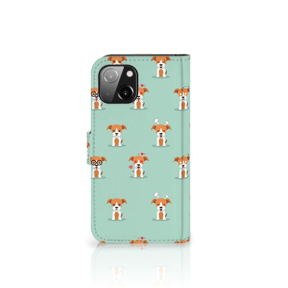 Apple iPhone 13 Telefoonhoesje met Pasjes Pups