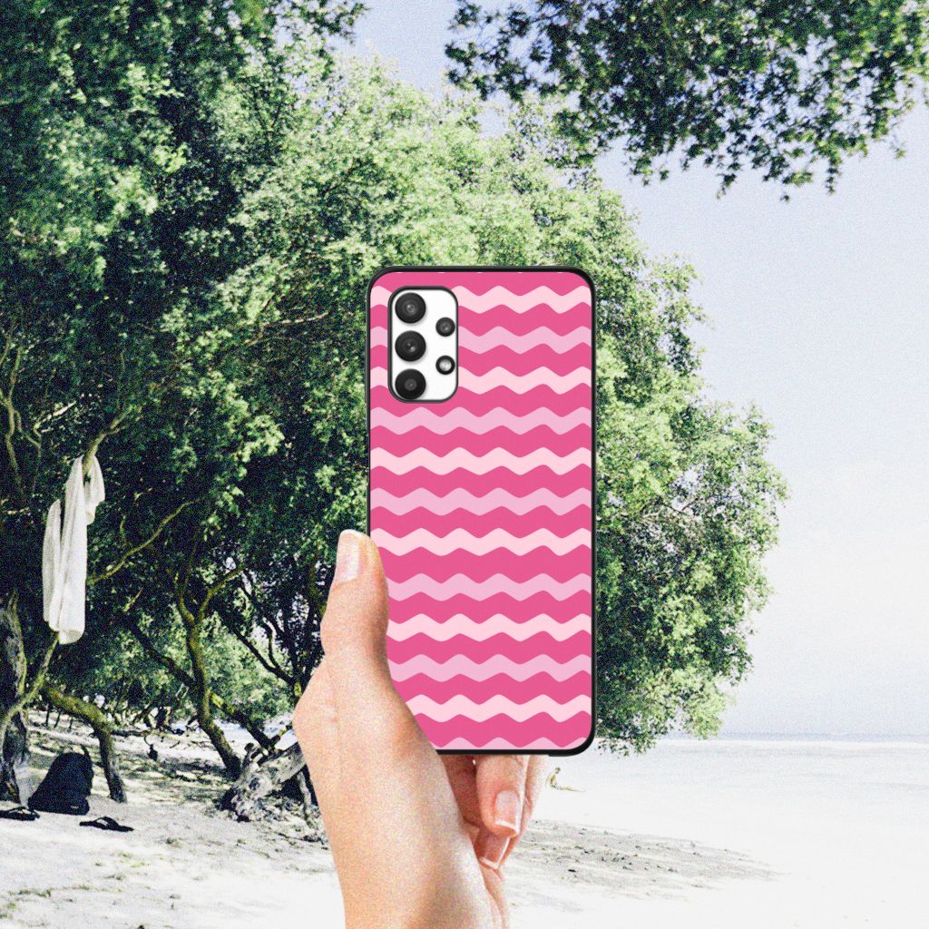 Samsung Galaxy A32 5G Back Case Waves Pink B2C Telecom