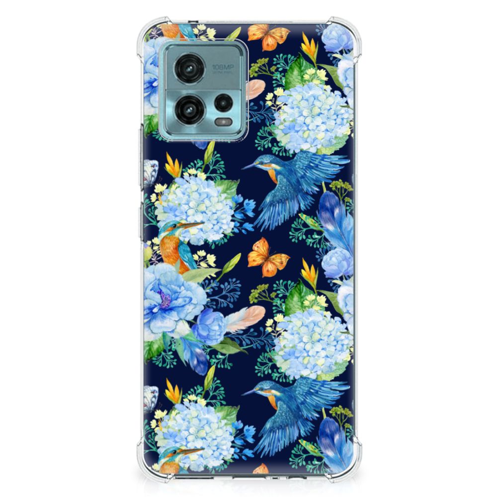 Case Anti-shock voor otorola Moto G72 IJsvogel
