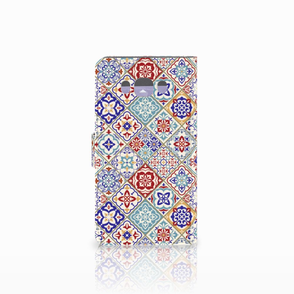 Samsung Galaxy J7 2016 Bookcase Tiles Color