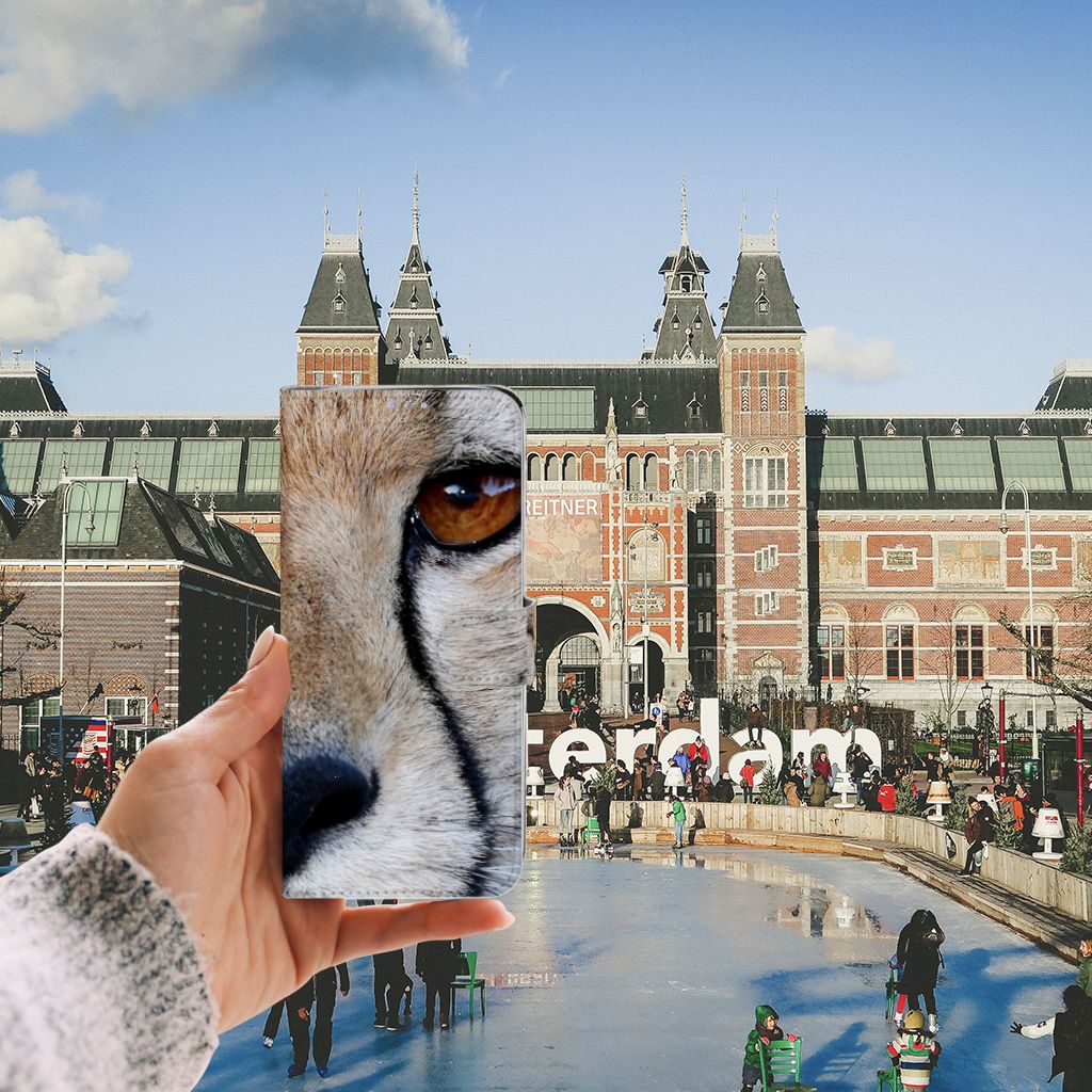 Samsung Galaxy S20 Ultra Telefoonhoesje met Pasjes Cheetah