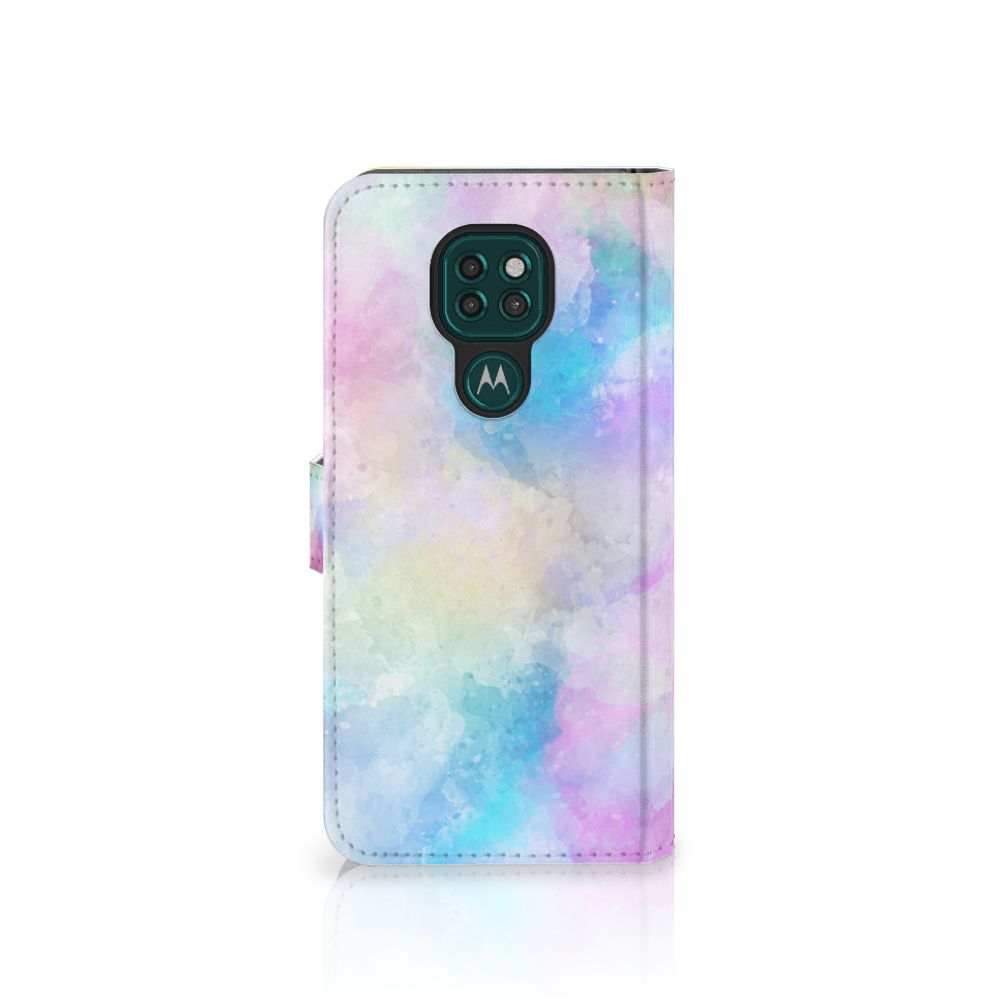 Hoesje Motorola Moto G9 Play | E7 Plus Watercolor Light met pastelkleuren en unieke watercolor uitstraling.