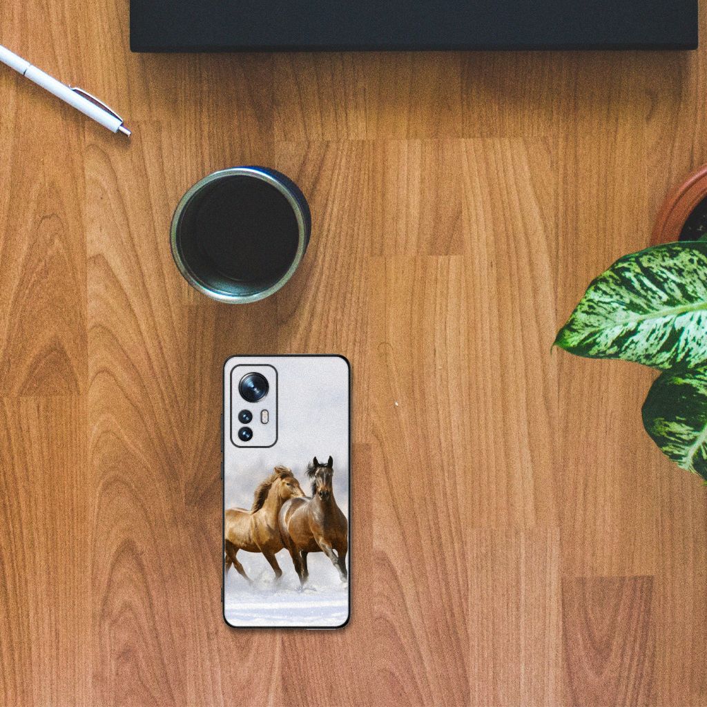 Xiaomi 12 | 12X Dierenprint Telefoonhoesje Paarden B2C Telecom