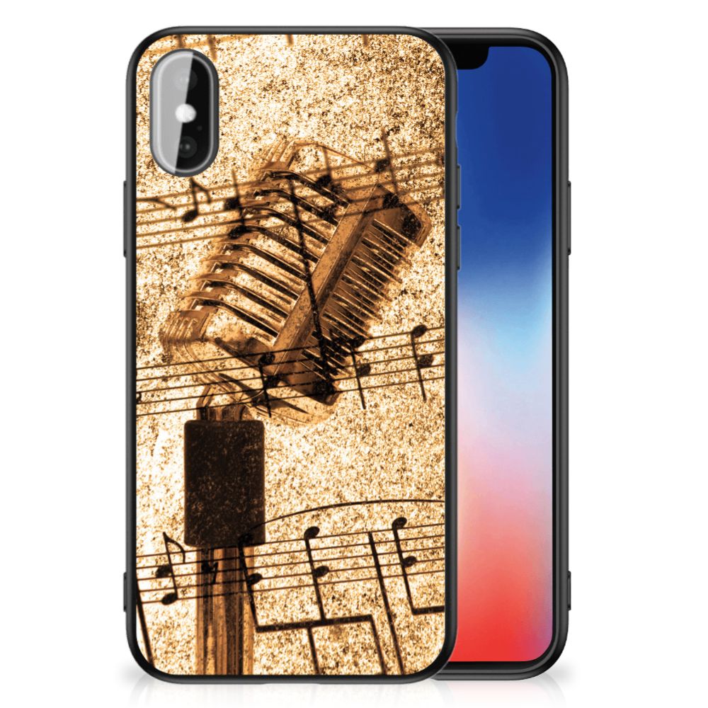 iPhone X | Xs Silicone Back Case Bladmuziek