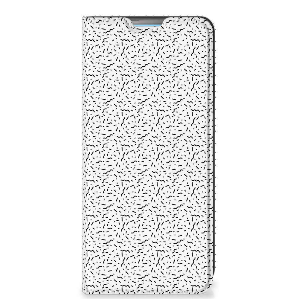 OPPO A74 4G Hoesje met Magneet Stripes Dots - B2C Telecom