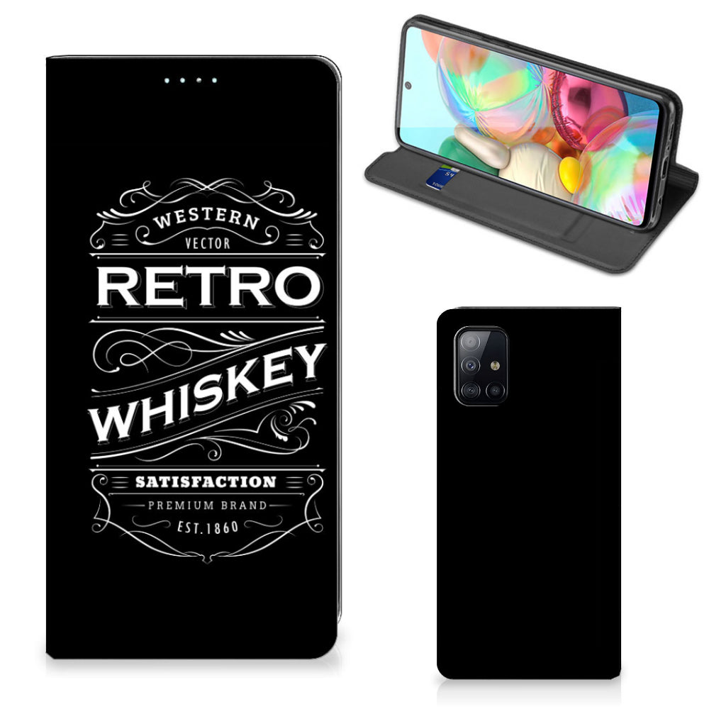 Samsung Galaxy A71 Flip Style Cover Whiskey