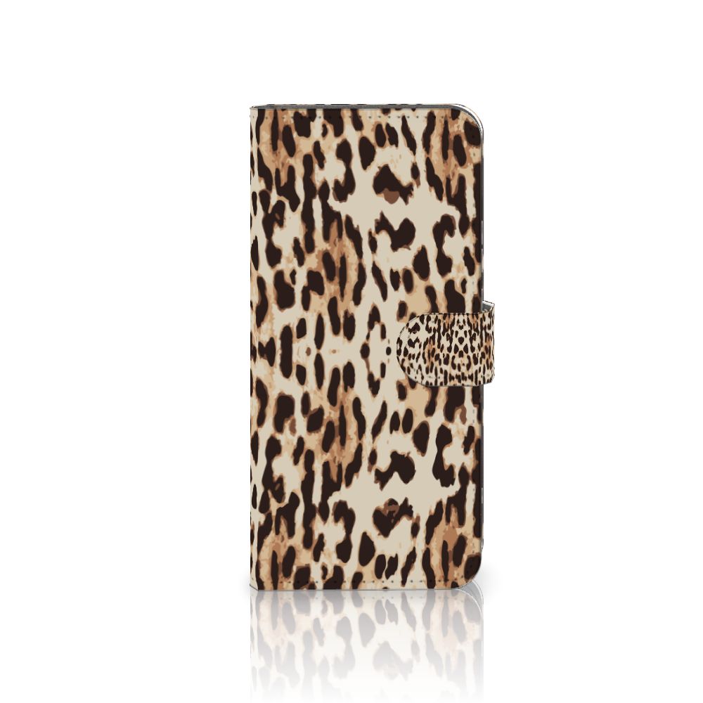 Xiaomi Redmi 10C Telefoonhoesje met Pasjes Leopard