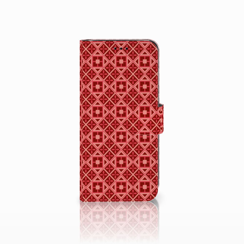 Huawei P20 Lite Telefoon Hoesje Batik Rood