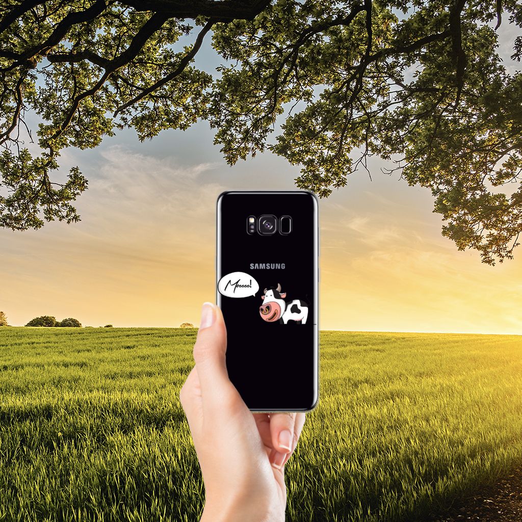 Samsung Galaxy S8 Plus Telefoonhoesje met Naam Cow
