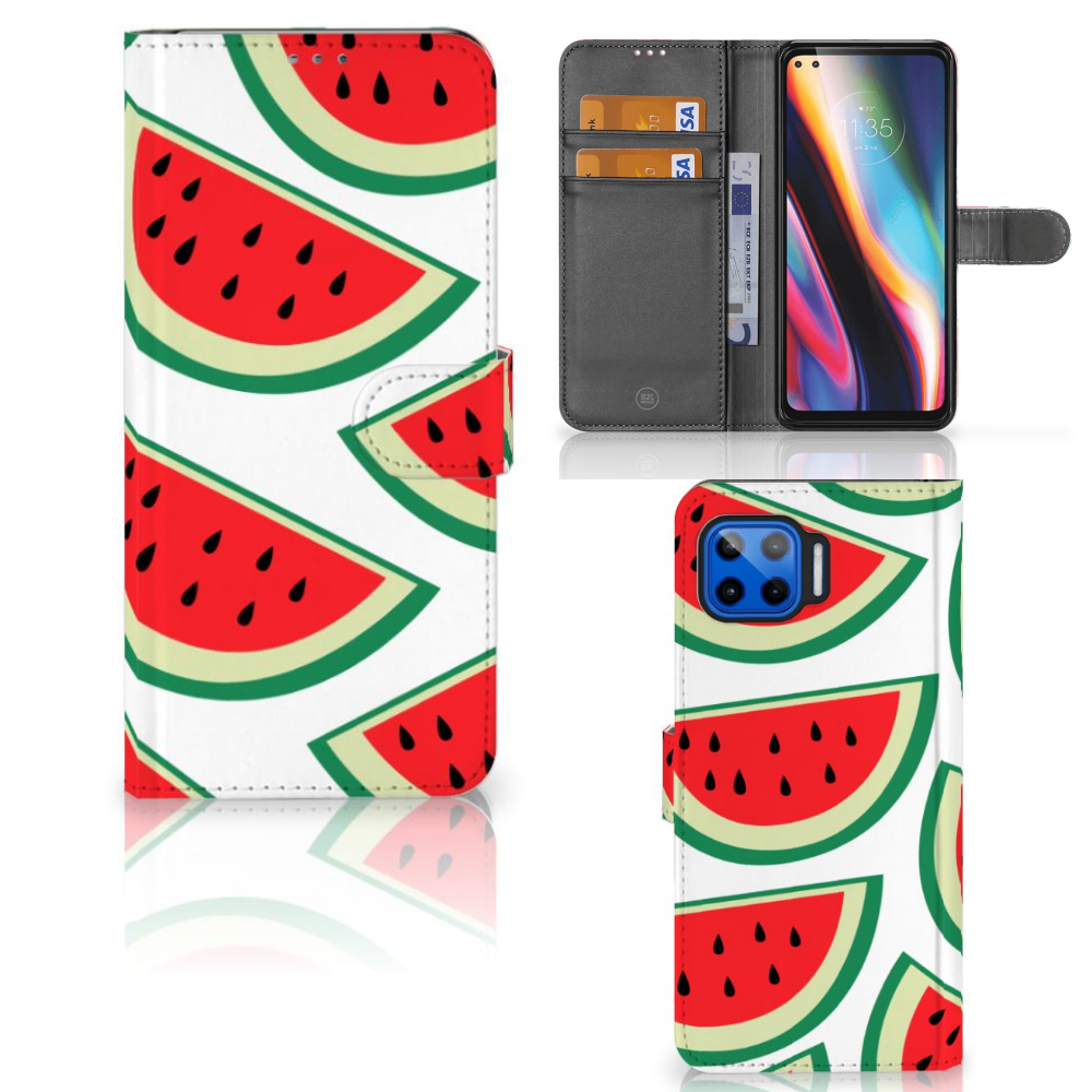Motorola Moto G 5G Plus Book Cover Watermelons