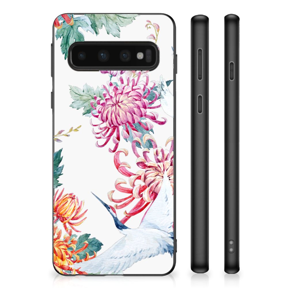 Samsung Galaxy S10 Back Cover Bird Flowers B2C Telecom